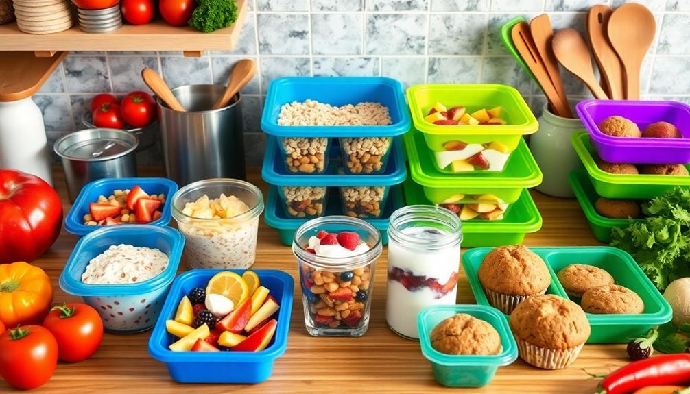 efficient breakfast meal prep