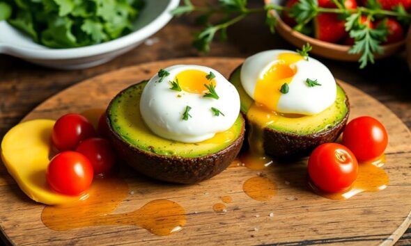 eggs and avocado perfect breakfast