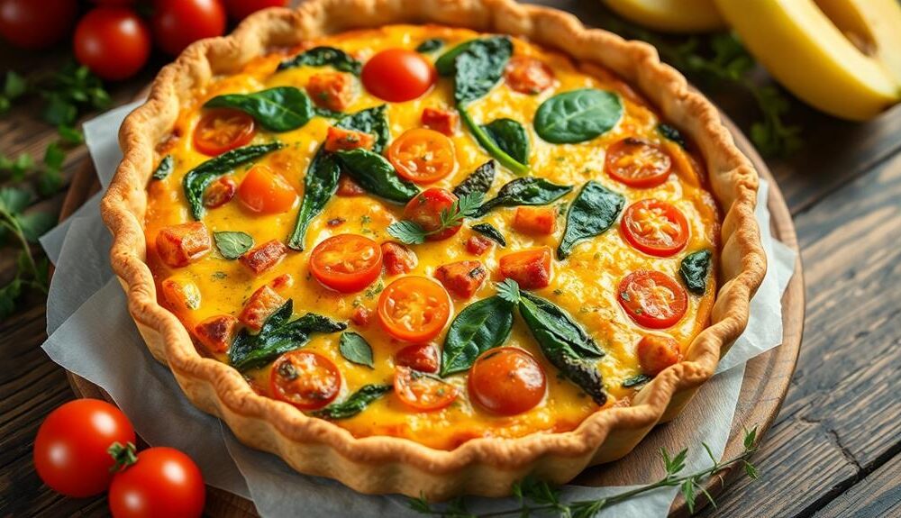 healthy breakfast quiche recipe