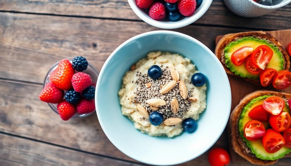 healthy high fiber breakfast options