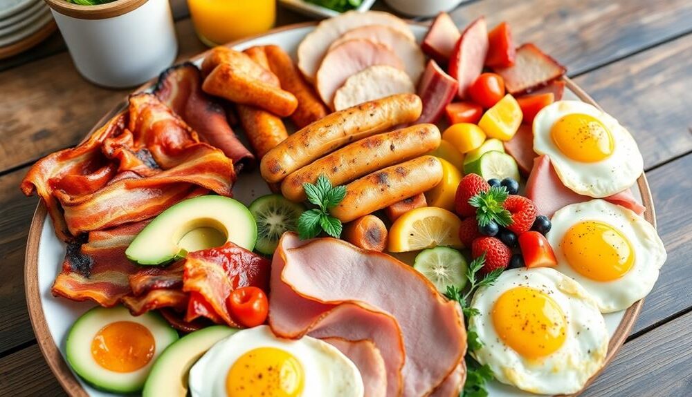 healthy protein packed breakfast meats