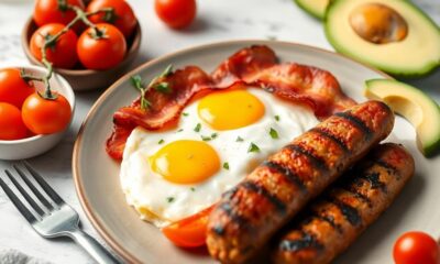 high protein breakfast meats