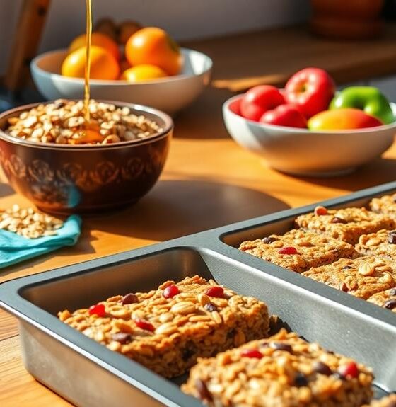 nutritious oat breakfast bars