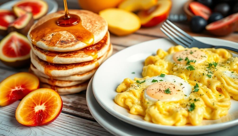 pancakes and eggs fusion