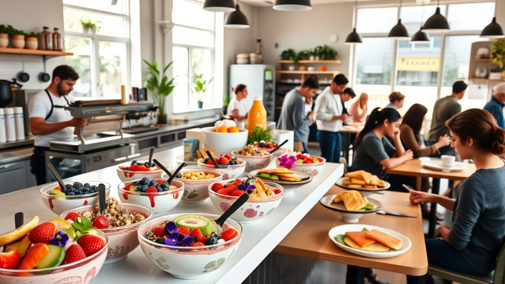 restaurants modify menus accordingly