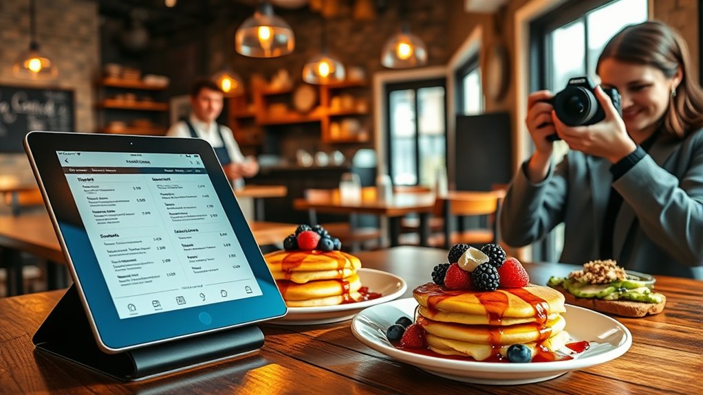 tech enhanced breakfast experience