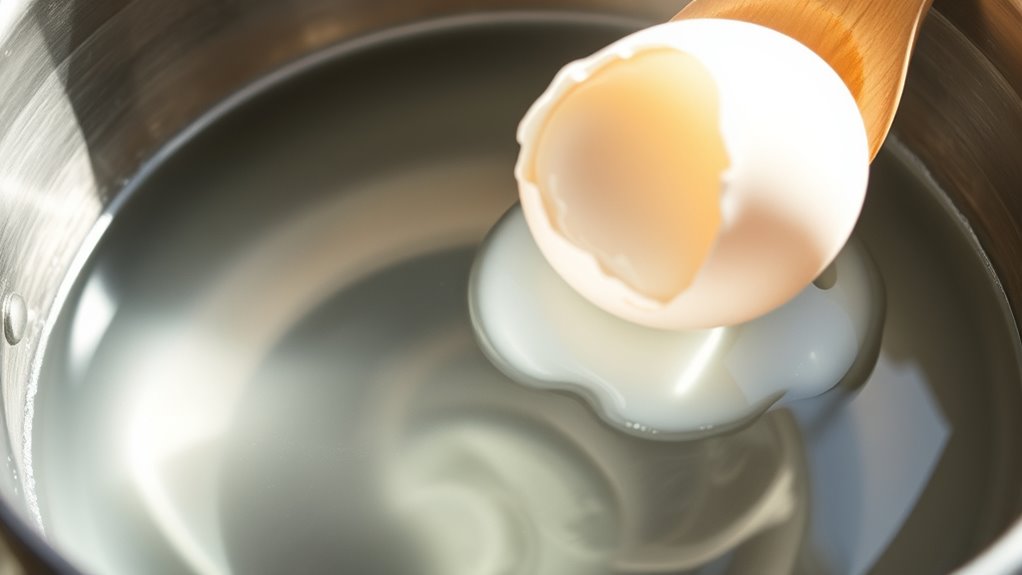 use cold water add vinegar