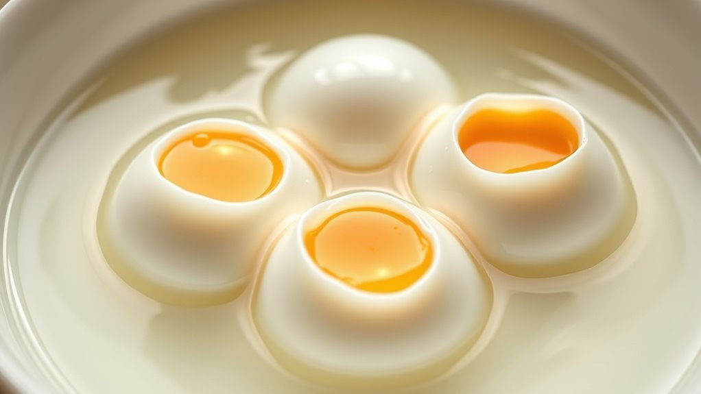 vinegar improves egg shape