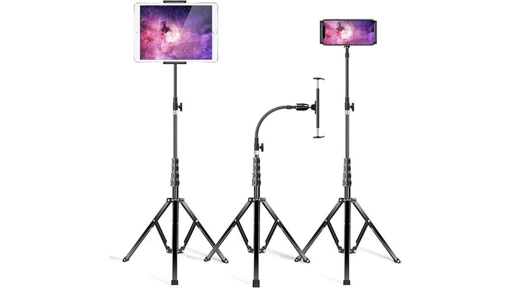 adjustable metal tripod stand