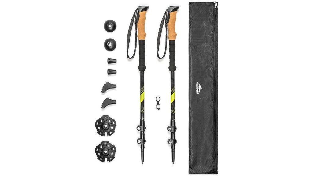adjustable trekking poles