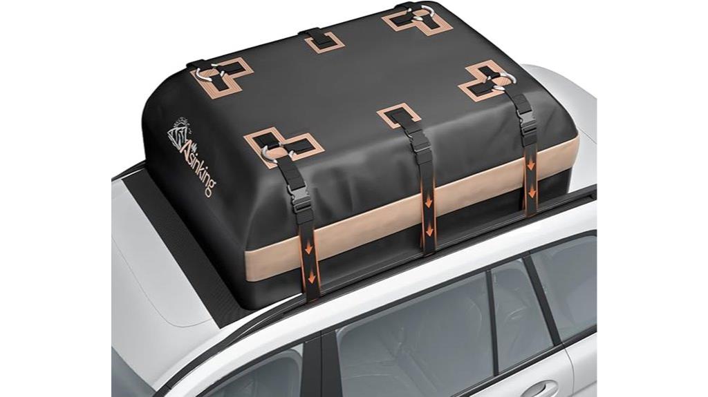 asinking car roof bag