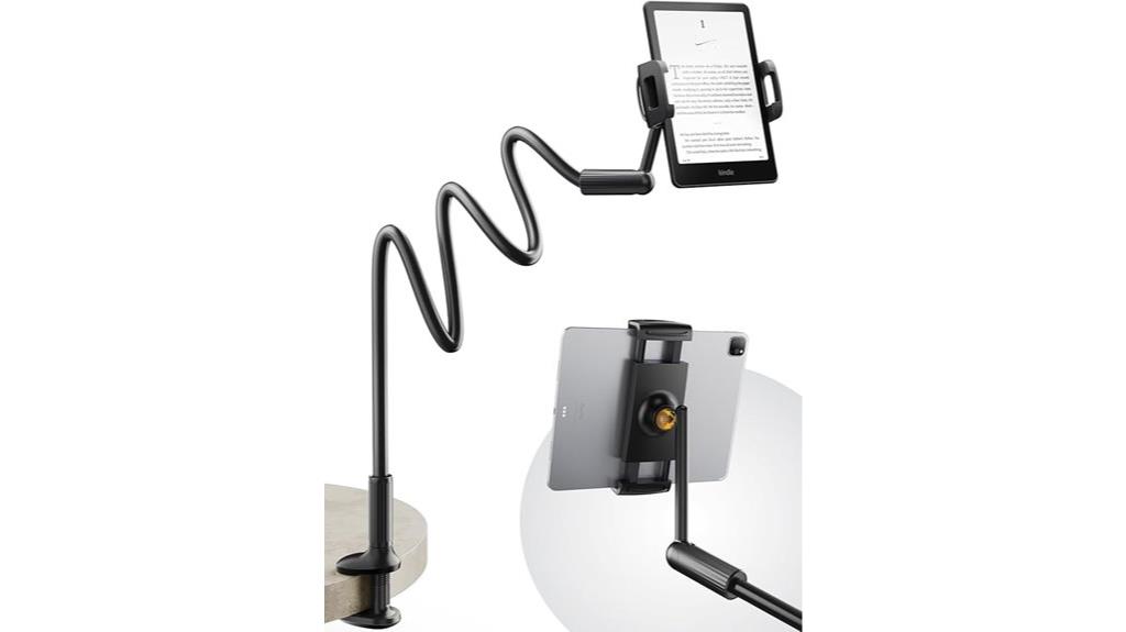 bedside gooseneck tablet holder