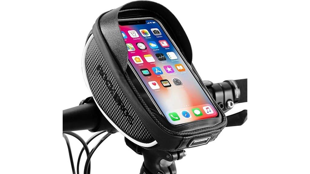 bike phone mount bag