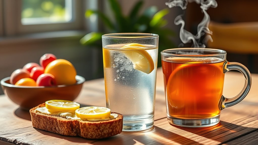 boost digestion with morning beverages