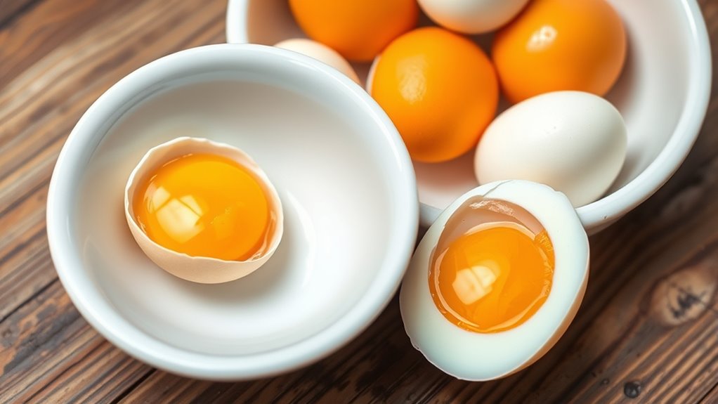 choose fresh medium eggs