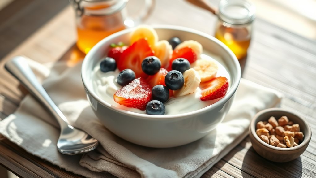 choose unsweetened yogurt with fruit