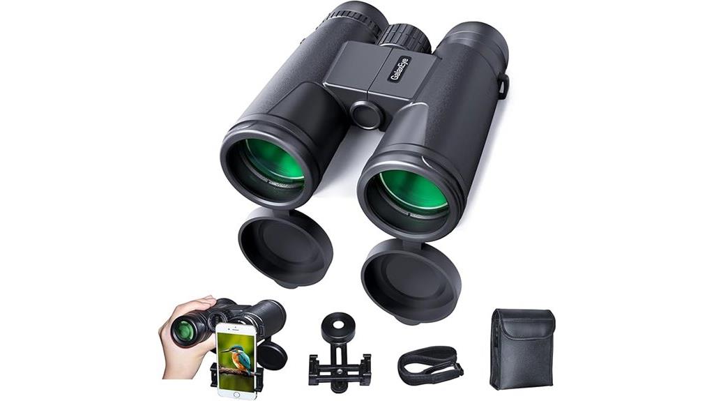 compact binoculars with phone adapter