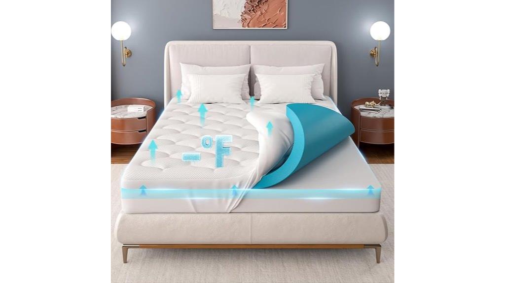 cooling 4 inch mattress topper