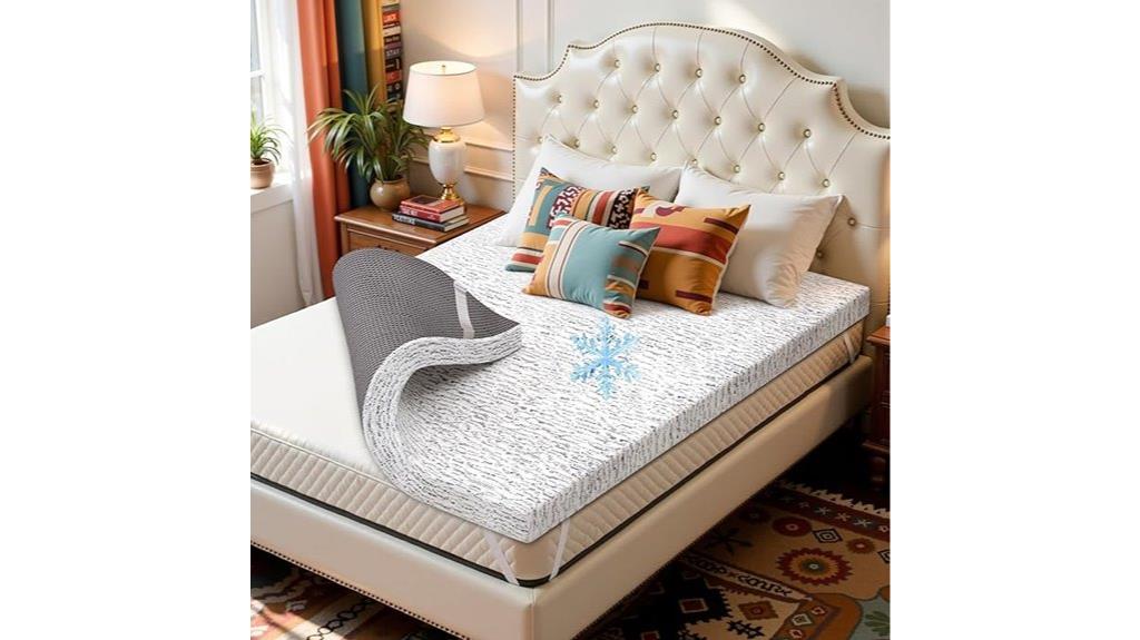 cooling queen mattress topper