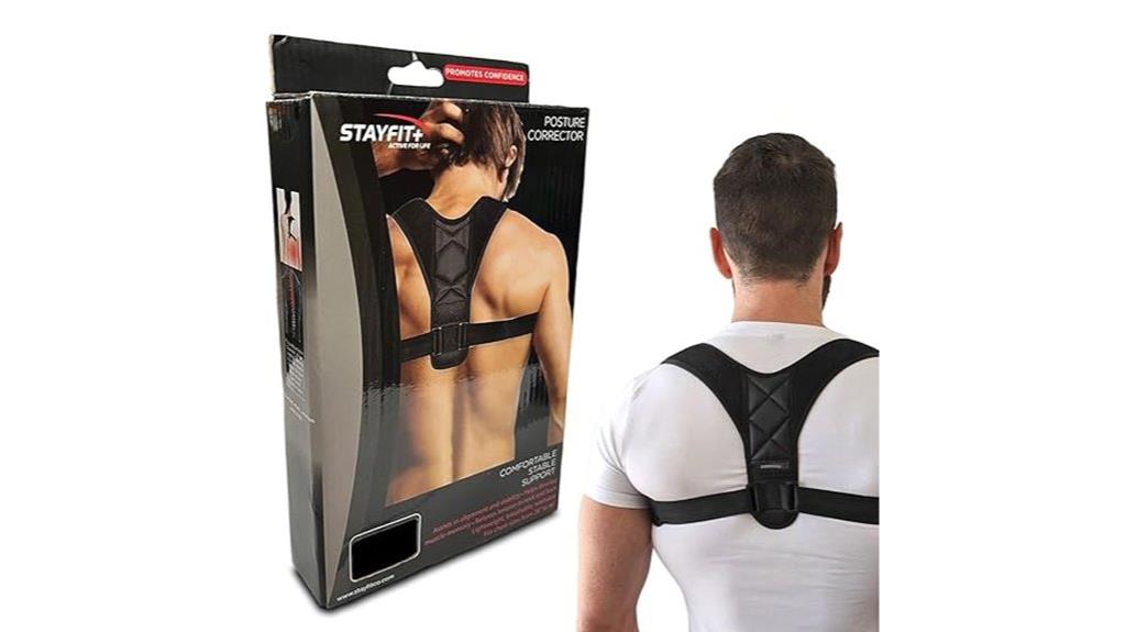 corrects posture relieves back