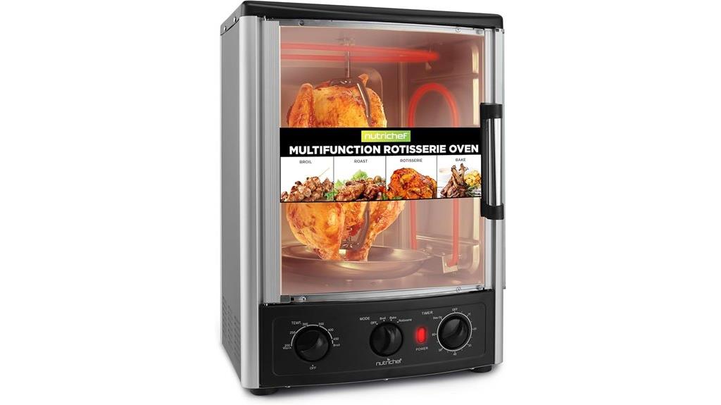 countertop oven with rotisserie