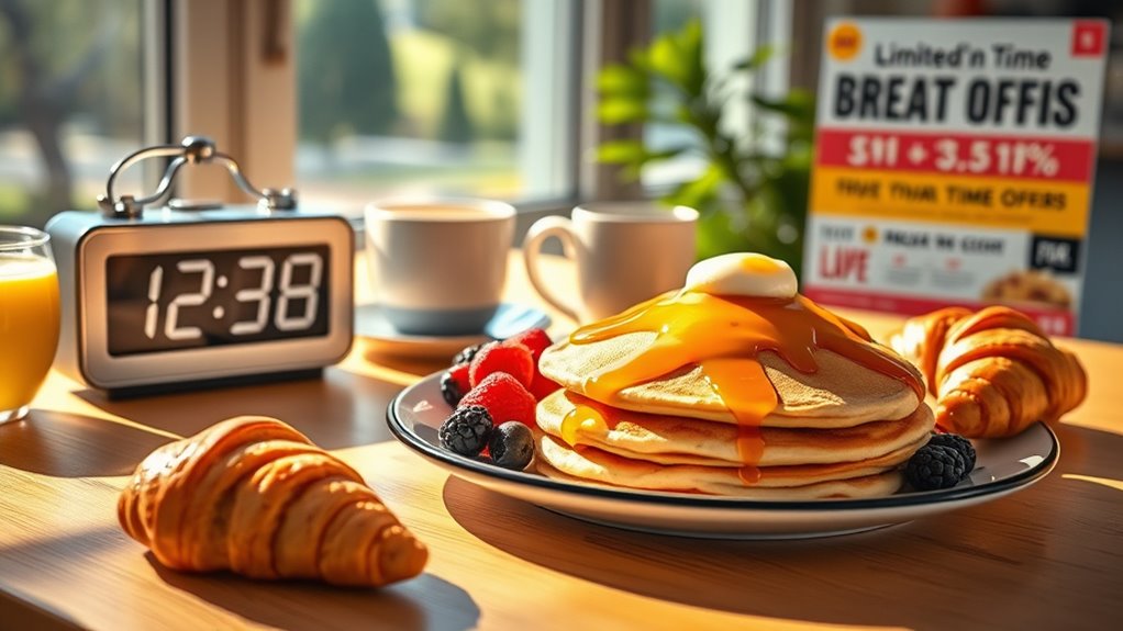 create urgent promotional incentives