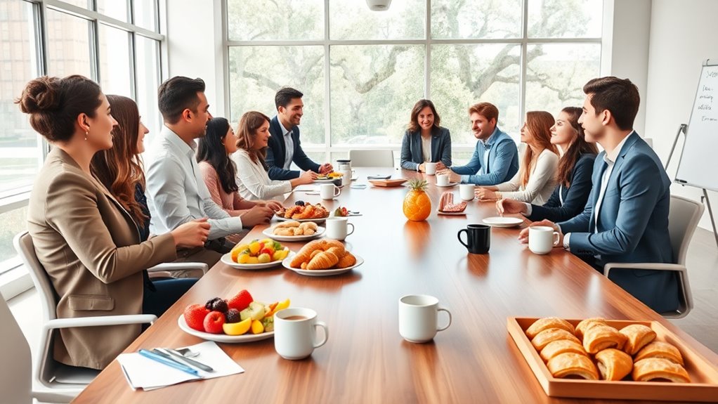 creative team building energizes meetings