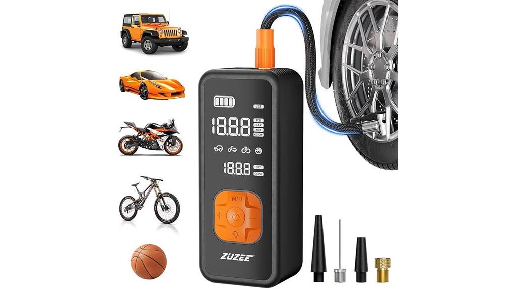 digital tire pressure inflator