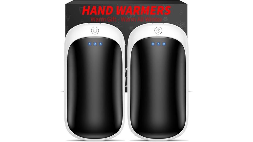 dual rechargeable hand warmers