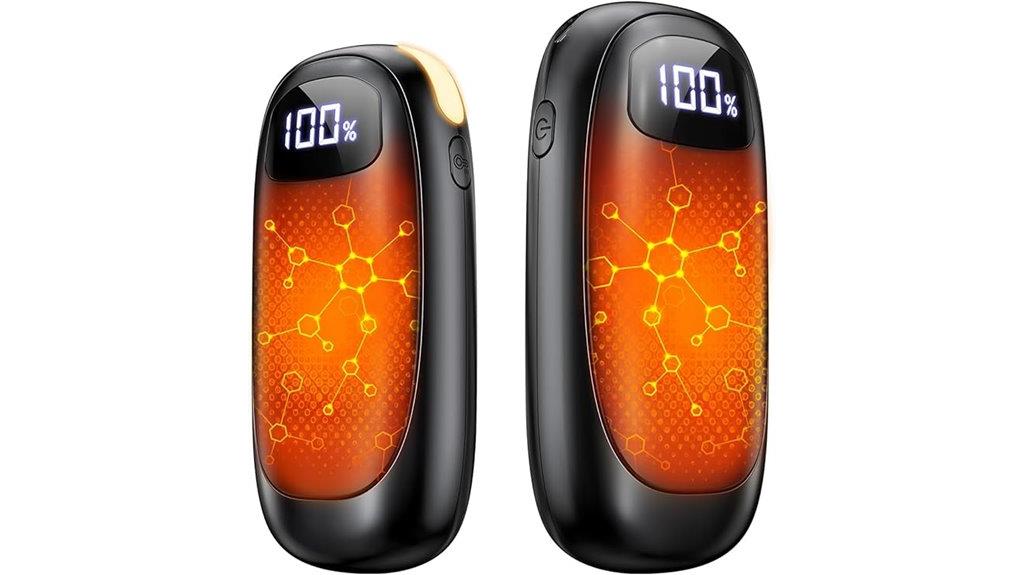 dual rechargeable hand warmers