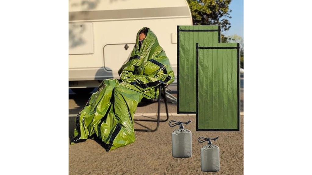 emergency two pack sleeping bags