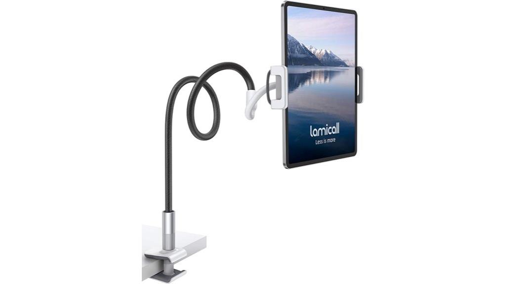 flexible bedside tablet mount