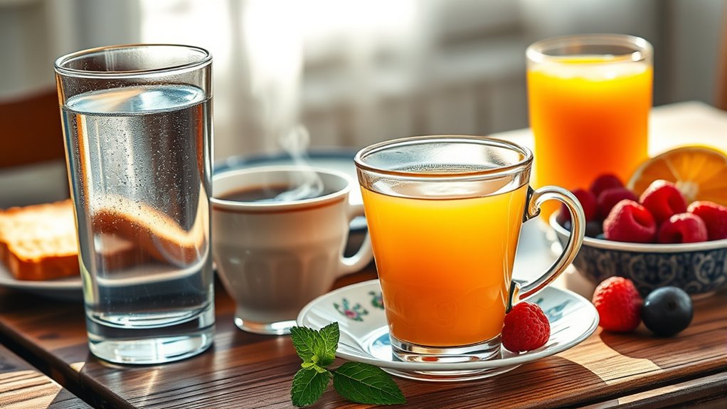 healthy morning beverage choices