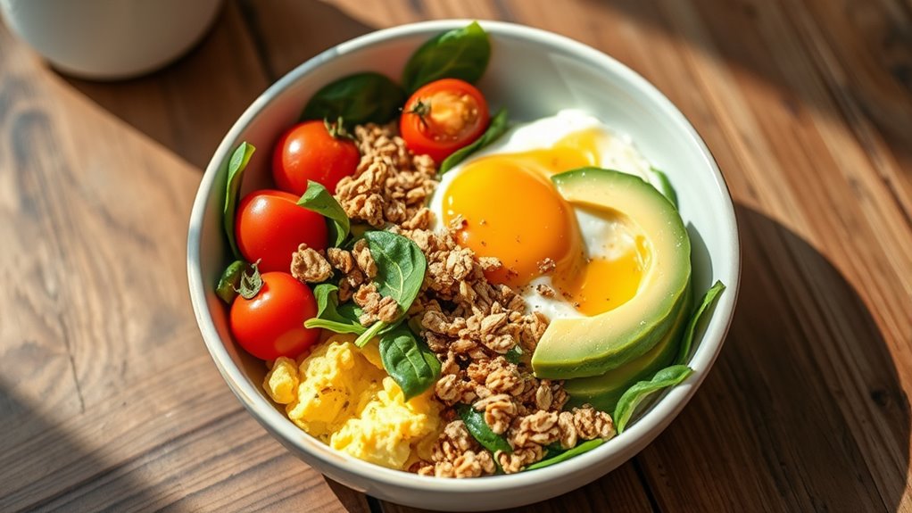 healthy protein and veggie balance