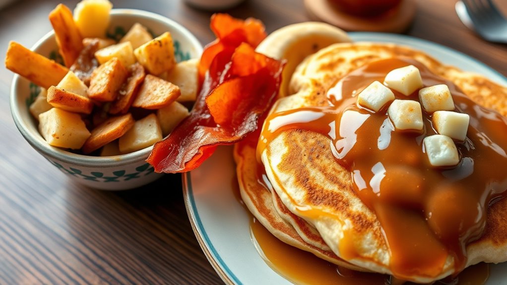 hearty canadian breakfast meal