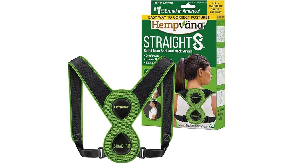 hempvana straight posture support