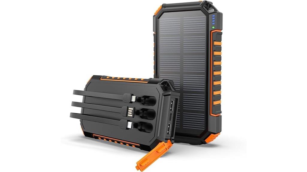 high capacity solar power bank