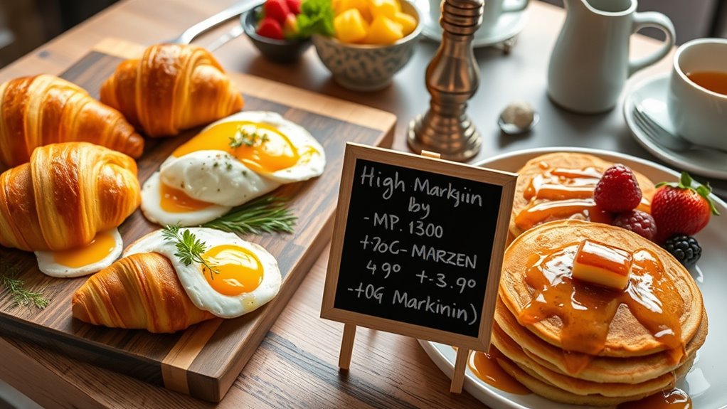 highlight profitable menu items