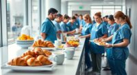 hospital staff breakfast programs