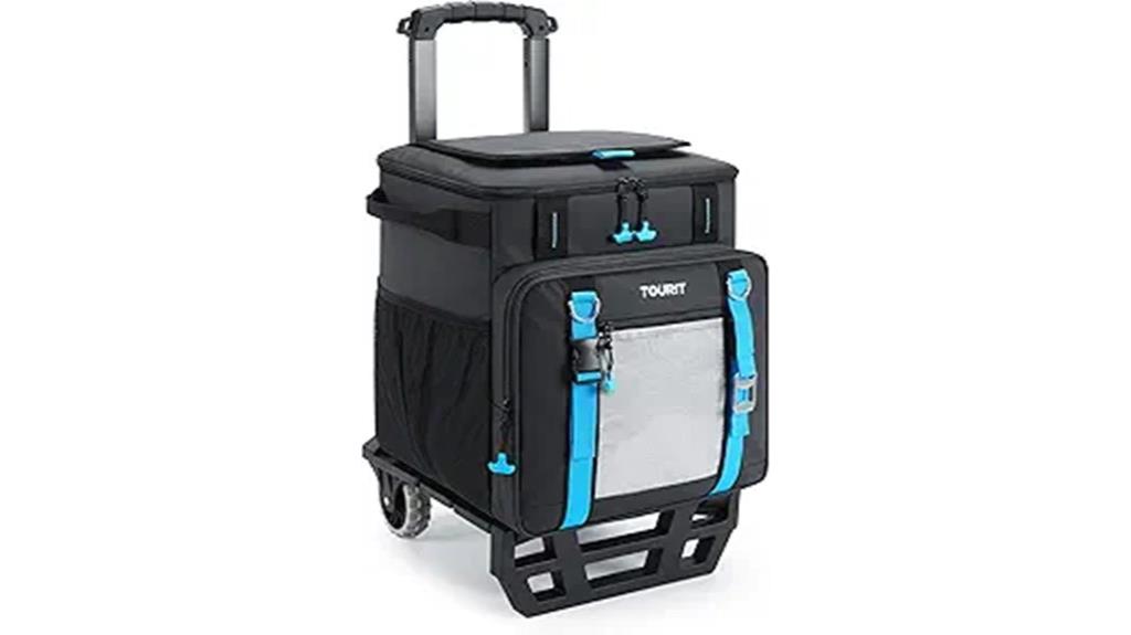 insulated cooler with wheels