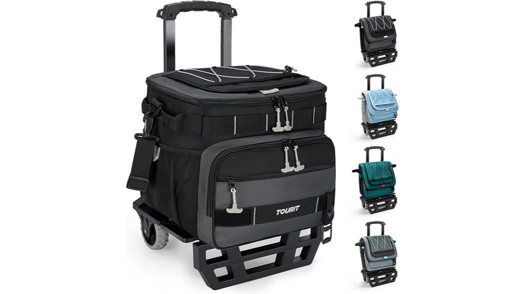 insulated rolling cooler