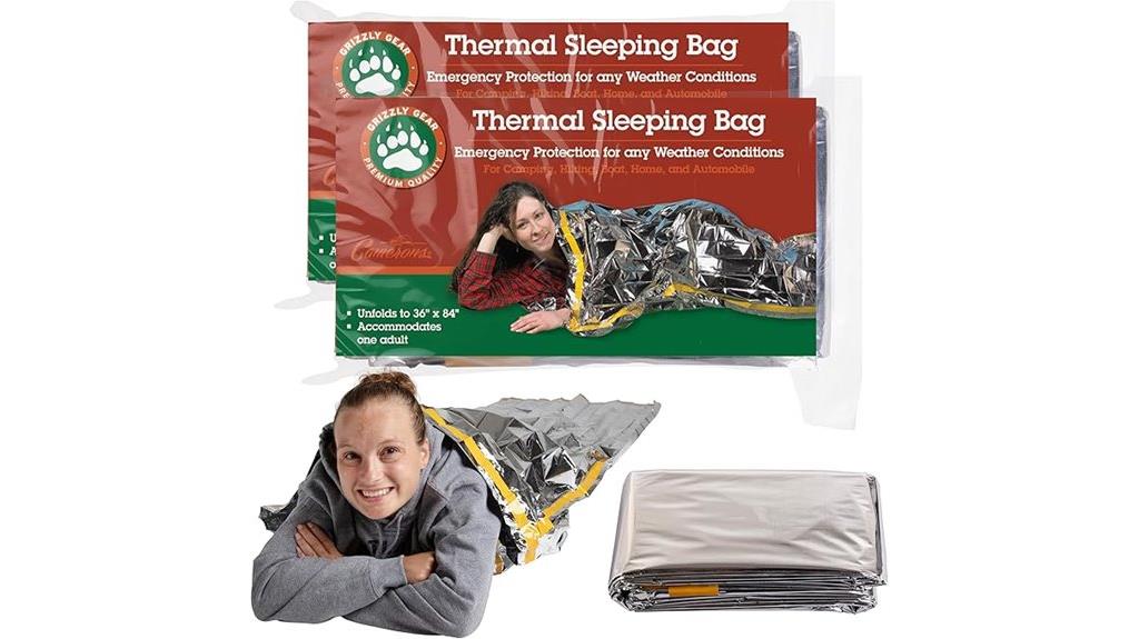 insulated survival emergency bags