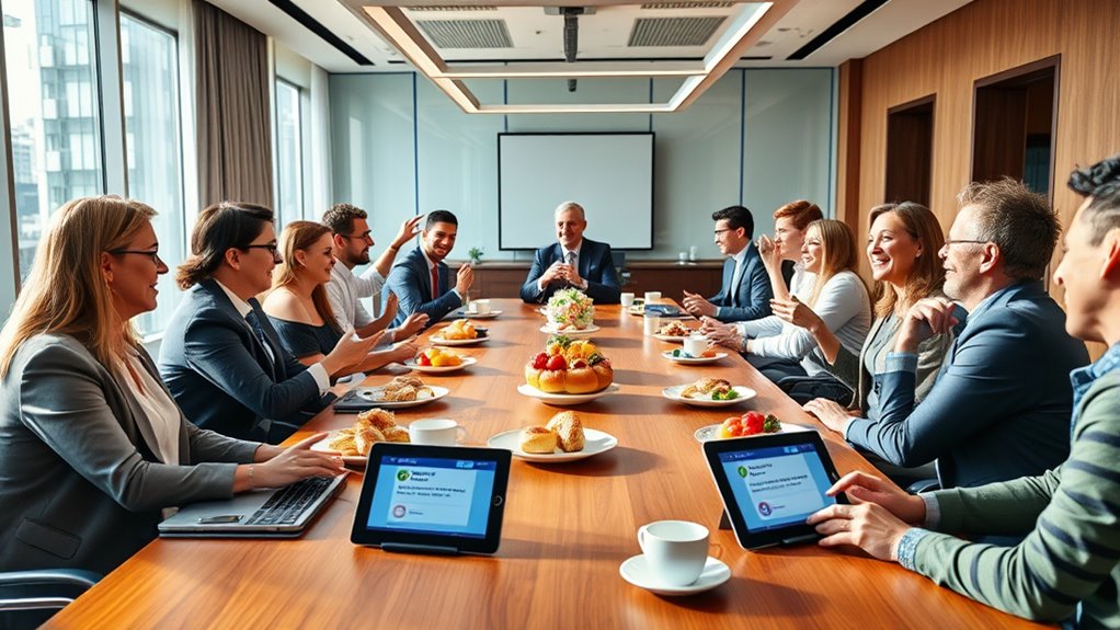 interactive team building breakfast games