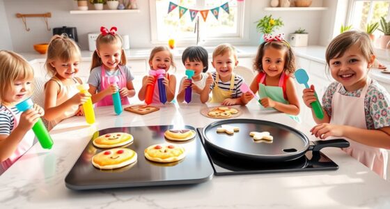 kids pancake art party