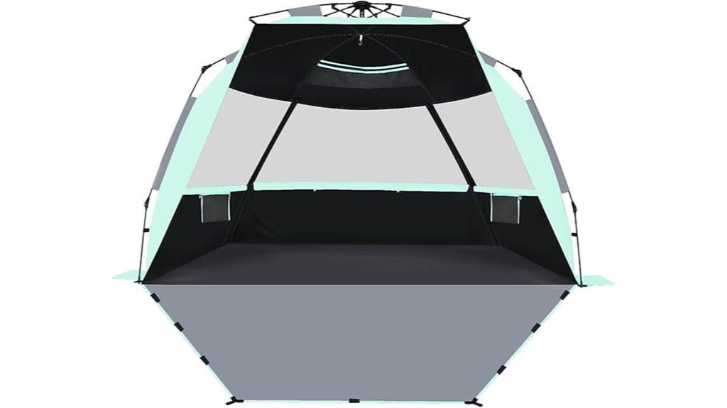 large family beach shelter