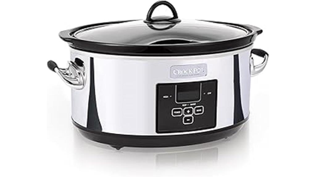 large programmable slow cooker