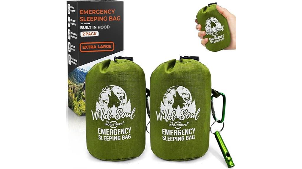 large waterproof emergency sleeping bag