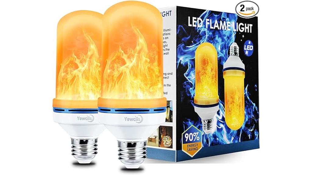 led flame bulb pack