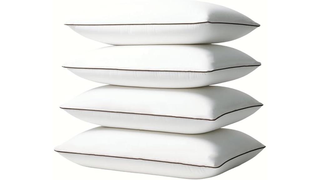 luxury queen bed pillows