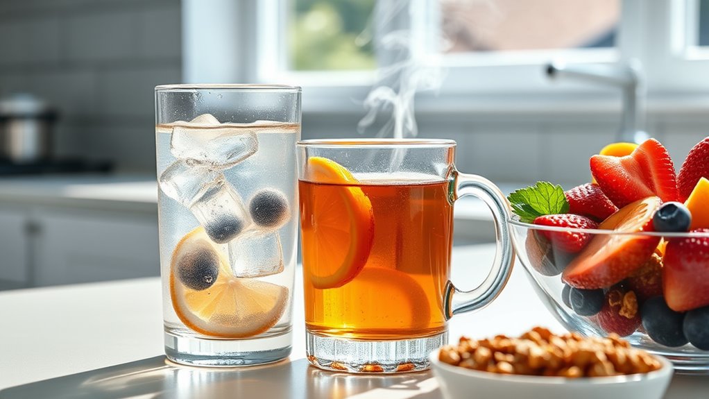 morning drinks promote hydration